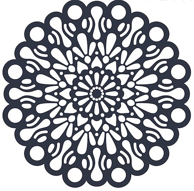 Mandala Ornament. Geometric circle element made in vector