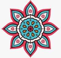 Vector Mandala. Round ornament in ethnic style. Hand drawn