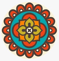 Vector Mandala. Round ornament in ethnic style. Hand drawn