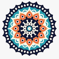 Vector Mandala. Round ornament in ethnic style. Hand drawn